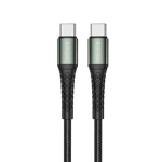 JELLICO cable B10 USB-C - USB-C PD 60W 1M Black