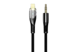 JELLICO cable B21 Lightning - JACK 3.5MM 1.2M Black