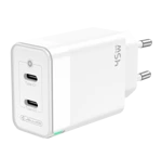 JELLICO wall charger C106 GaN PD 45W 2xUSB-C White