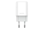 JELLICO wall charger EU02 2.4A 12W 2xUSB + cable Micro White