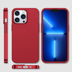 JOYROOM 360 FULL CASE FRONT AND BACK COVER FOR IPHONE 13 PRO + TEMPERED GLASS SCREEN PROTECTOR RED (JR-BP935 RED)