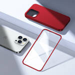 JOYROOM 360 FULL CASE FRONT AND BACK COVER FOR IPHONE 13 PRO + TEMPERED GLASS SCREEN PROTECTOR RED (JR-BP935 RED)