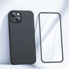 JOYROOM 360 FULL CASE FRONT AND BACK COVER FOR IPHONE 13 + TEMPERED GLASS SCREEN PROTECTOR BLACK (JR-BP927 BLACK)