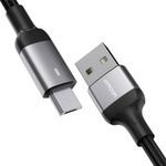 JOYROOM USB CABLE - MICRO USB 2.4A FOR FAST CHARGING AND DATA TRANSFER 2 M BLACK (S-UM018A10)