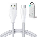 JOYROOM USB CABLE - MICRO USB 2.4A SURPASS SERIES FOR FAST CHARGING AND DATA TRANSFER 2 M WHITE (S-UM018A11)