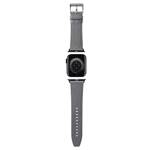 KARL LAGERFELD BASE KLAWLSAKLHPG APPLE WATCH 42/44/45/49MM SILVER/SILVER STRAP SAFFIANO MONOGRAM