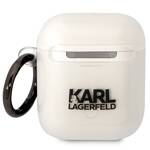 KARL LAGERFELD KLA2HNCHTCT AIRPODS 1/2 COVER TRANSPARENT IKONIK CHUPETTE