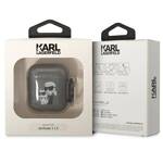 KARL LAGERFELD KLA2HNKCTGK AIRPODS 1/2 COVER BLACK/BLACK GLITTER KARL & CHUPETTE