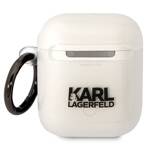 KARL LAGERFELD KLA2HNKTCT AIRPODS 1/2 COVER TRANSPARENT KARL`S HEAD