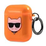 KARL LAGERFELD KLA2UCHFO AIRPODS 1/2 COVER ORANGE/ORANGE CHOUPETTE