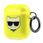 KARL LAGERFELD KLA2UCHFY AIRPODS COVER YELLOW/YELLOW CHOUPETTE