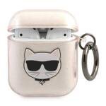 KARL LAGERFELD KLA2UCHGD AIRPODS 1/2 COVER ZLOTY/GOLD GLITTER CHOUPETTE