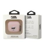 KARL LAGERFELD KLA3RUNCHP AIRPODS 3 COVER PINK/PINK SILICONE CHUPETTE HEAD 3D