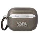 KARL LAGERFELD KLAAPHNKCTGK AIRPODS PRO COVER CZARNY/BLACK GLITTER KARL & CHUPETTE