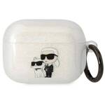 KARL LAGERFELD KLAAPHNKCTGT AIRPODS PRO COVER TRANSPARENT GLITTER KARL & CHUPETTE