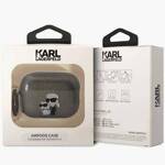 KARL LAGERFELD KLAP2HNKCTGK AIRPODS PRO 2 (2022/2023) COVER BLACK/BLACK GLITTER KARL & CHOUPETTE