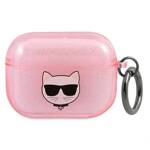 KARL LAGERFELD KLAPUCHGP AIRPODS PRO COVER PINK/PINK GLITTER CHOUPETTE