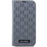 KARL LAGERFELD KLBKP14XSAKLHPG IPHONE 14 PRO MAX 6.7 "BOOKCASE SILVER/SILVER SAFFIANO MONOGRAM