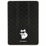 KARL LAGERFELD KLFC10SAKHPCK IPAD 10.2 "FOLIO MAGNET ALLOVER COVER CZARNY/BLACK SAFFIANO MONOGRAM CHUPETTE