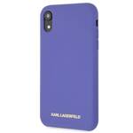 KARL LAGERFELD KLHCI61SLVOG IPHONE XR HARDCASE PURPLE/VIOLET SILICONE