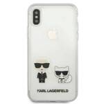 KARL LAGERFELD KLHCI65CKTR IPHONE XS MAX HARDCASE TRANSPARENT KARL & CHUPETTE