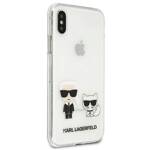 KARL LAGERFELD KLHCI65CKTR IPHONE XS MAX HARDCASE TRANSPARENT KARL & CHUPETTE