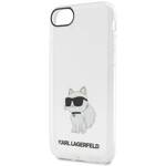 KARL LAGERFELD KLHCI8HNCHTCT IPHONE 7/8/ SE 2020/ SE 2022 TRANSPARENT HARDCASE IKONIK CHOUPETTE