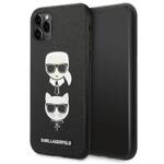 KARL LAGERFELD KLHCN58SAKICKBK IPHONE 11 PRO 5.8 "BLACK/BLACK HARDCASE SAFFIANO KARL & CHOUPETTE HEAD