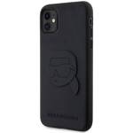 KARL LAGERFELD KLHCN613DRKNK IPHONE 11 / XR 6.1 "BLACK / BLACK HARDCASE RUBBER KARL HEAD 3D