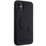 KARL LAGERFELD KLHCN613DRKNK IPHONE 11 / XR 6.1 "BLACK / BLACK HARDCASE RUBBER KARL HEAD 3D