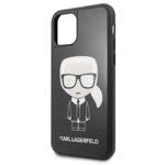 KARL LAGERFELD KLHCN61DLFKBK IPHONE 11 6.1 " / XR CZARNY / BLACK HARD CASE ICONIC KARL GLITTER