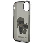 KARL LAGERFELD KLHCN61HNKCTGK IPHONE 11 / XR 6.1 "BLACK / BLACK HARDCASE GLITER KARL & CHUPETTE