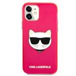 KARL LAGERFELD KLHCP12SCHTRP IPHONE 12 MINI 5.4 "PINK/PINK HARDCASE GLITTER CHOUPETTE FLUO