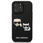 KARL LAGERFELD KLHCP13L3L3DRKCK IPHONE 13 PRO / 13 6.1 "BLACK / BLACK HARDCASE KARL & CHUPETTE IKONIK 3D