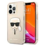 KARL LAGERFELD KLHCP13LKHTUGLGO IPHONE 13 PRO / 13 6.1 "GOLD / GOLD HARDCASE GLITTER KARL`S HEAD