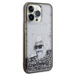 KARL LAGERFELD KLHCP13LLKCNSK IPHONE 13 PRO / 13 6.1 "TRANSPARENT HARDCASE LIQUID GLITTER CHOUPETTE