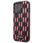 KARL LAGERFELD KLHCP13LMNMP1P IPHONE 13 PRO / 13 6.1 "HARDCASE PINK / PINK MONOGRAM PLAQUE