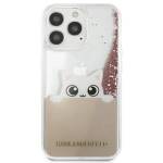 KARL LAGERFELD KLHCP13LPABGNU IPHONE 13 PRO / 13 6.1 "PINK / PINK HARDCASE PEEK A BOO LIQUID GLITTER