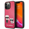 KARL LAGERFELD KLHCP13LPCUCCP IPHONE 13 PRO / 13 6.1 "FUKSJA / FUCHSIA HARDCASE IKONIK KARL & CHUPETTE