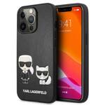 KARL LAGERFELD KLHCP13LPCUSKCBK IPHONE 13 PRO / 13 6.1 "BLACK / BLACK HARDCASE IKONIK KARL & CHUPETTE