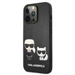 KARL LAGERFELD KLHCP13LPCUSKCBK IPHONE 13 PRO / 13 6.1 "BLACK / BLACK HARDCASE IKONIK KARL & CHUPETTE