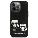 KARL LAGERFELD KLHCP13LPCUSKCBK IPHONE 13 PRO / 13 6.1 "BLACK / BLACK HARDCASE IKONIK KARL & CHUPETTE