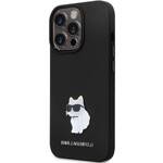 KARL LAGERFELD KLHCP13LSMHCNPK IPHONE 13 PRO / 13 6.1 "BLACK / BLACK HARDCASE SILICONE C METAL PIN