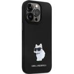 KARL LAGERFELD KLHCP13LSMHCNPK IPHONE 13 PRO / 13 6.1 "BLACK / BLACK HARDCASE SILICONE C METAL PIN