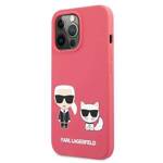 KARL LAGERFELD KLHCP13LSSKCP IPHONE 13 PRO / 13 6.1 "HARDCASE PINK / PINK SILICONE KARL & CHOUPETTE