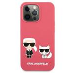 KARL LAGERFELD KLHCP13LSSKCP IPHONE 13 PRO / 13 6.1 "HARDCASE PINK / PINK SILICONE KARL & CHOUPETTE