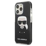 KARL LAGERFELD KLHCP13LTPEIKK IPHONE 13 PRO / 13 6.1 "HARDCASE CZARNY / BLACK ICONIK KARL