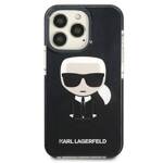 KARL LAGERFELD KLHCP13LTPEIKK IPHONE 13 PRO / 13 6.1 "HARDCASE CZARNY / BLACK ICONIK KARL