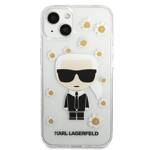 KARL LAGERFELD KLHCP13MHFLT IPHONE 13/14 / 15 6.1 "TRANSPARENT / TRANSPARENT FLOWER IKONIK KARL