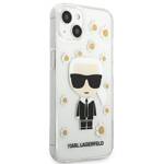 KARL LAGERFELD KLHCP13MHFLT IPHONE 13/14 / 15 6.1 "TRANSPARENT / TRANSPARENT FLOWER IKONIK KARL